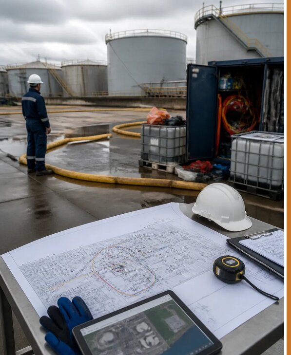 Разработка плана ликвидации разливов нефти в Ульяновске